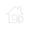 Icône maison avec symbole euro.