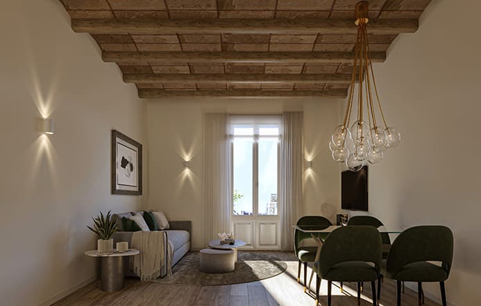 interieur maison appartement de la rue creu coberta 2