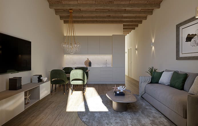 interieur maison appartement de la rue creu coberta 3